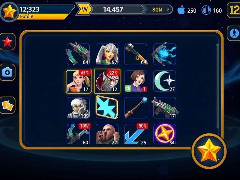 Shooting Stars League character selection